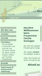 Mobile Screenshot of frauenchor-caecilia-inningen.de